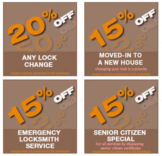 Kirkman North FL Locksmith Store, Kirkman North, FL 407-392-1320 - coupon19-set-four